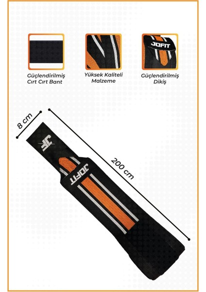 Iki Adet Diz Destek Bandı, Siyah-Turuncu Renk, Spor ve Egzersiz Için Ideal modelleri