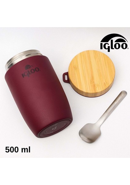 Bamboo Food Jar 500ML Yemek Termosu Matara