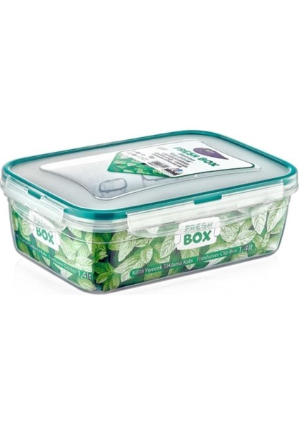 Kapasiteli Saklama Kabı, Kolay Açılır, 21X14,5X7 cm