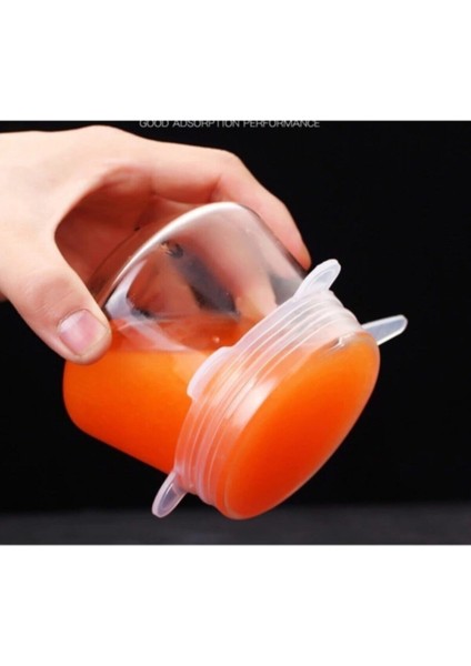 Çok Renkli Streç Kapak, 6'lı Paket, Pratik ve Şık Mutfak Çözümü modelleri