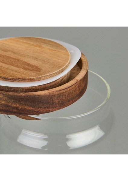 Akasya Kapaklı Cam Kavanoz 950 Ml, Sızdırmaz Silikonlu, Geniş Hacimli Kuru Gıda Saklama Kavanozu fırsatları