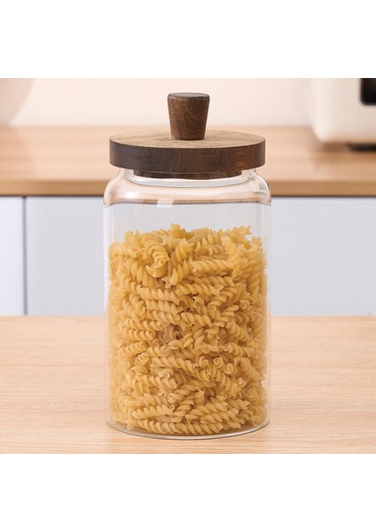Akasya Kapaklı Cam Kavanoz 950 Ml, Sızdırmaz Silikonlu, Geniş Hacimli Kuru Gıda Saklama Kavanozu indirimleri