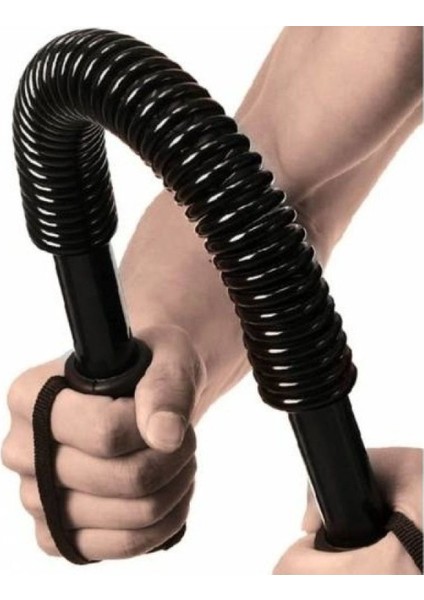 65 cm Güç Twister Bükbük Egzersiz Aleti Siyah Renk