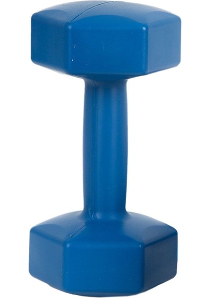 Mavi 5 kg Plastik Dambıl Seti, Tekli Ağırlık, Sağlam ve Hafif Spor Malzemesi