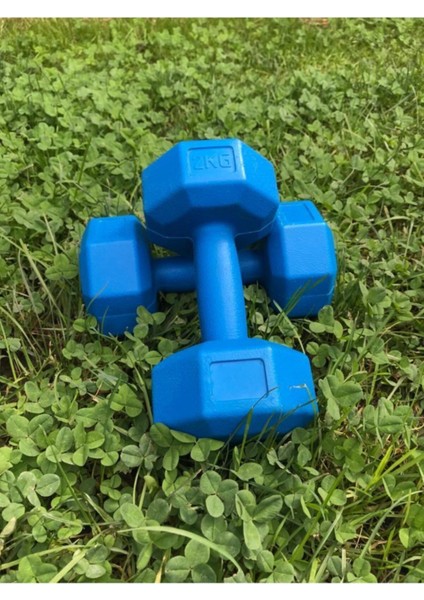Mavi 2 kg Vinyıl Dambıl Seti, Sağlıklı ve Pratik Spor Ekipmanı fiyatları
