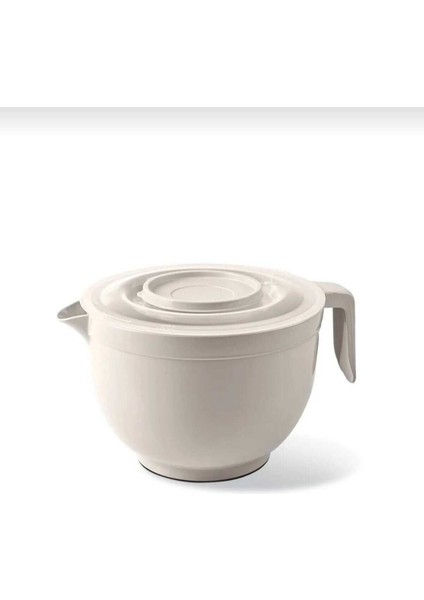 3 Litre Kapaklı Çırpma Kabı, Mikser Kasesi, Pratik ve Kullanışlı Karıştırma Kabı fırsatları