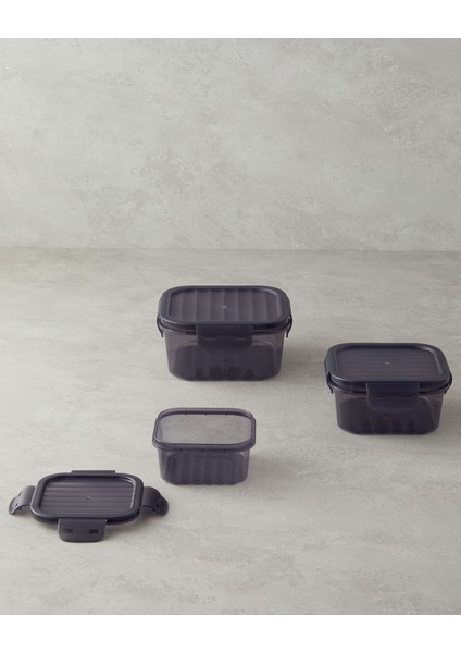 3'lü Saklama Kabı Seti, 500+1000+1700 Ml, Antrasit Renkli, Dayanıklı ve Şık Tasarım fiyatları