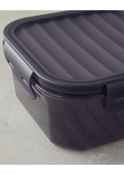 3'lü Saklama Kabı Seti, 500+1000+1700 Ml, Antrasit Renkli, Dayanıklı ve Şık Tasarım modelleri