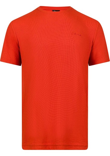 Kalei Sıfır Yaka T-Shirt Turuncu