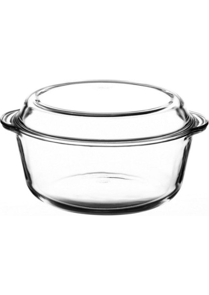 59003 Kapaklı Borcam Tencere 2100 Cc, Beyaz, Dayanıklı ve Şık Tasarım