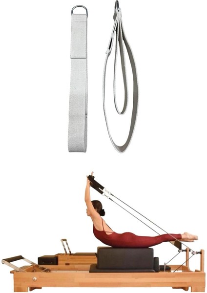 Bej Pilates Elcik Çift, Reformer ve Yoga Pilates Için Ideal Set