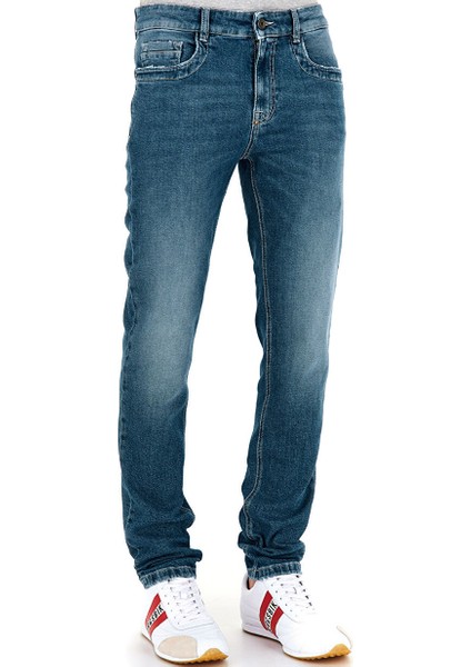 Mavi Erkek Düz Paça Slim Fit Denim Pantolon C Q 101 1r