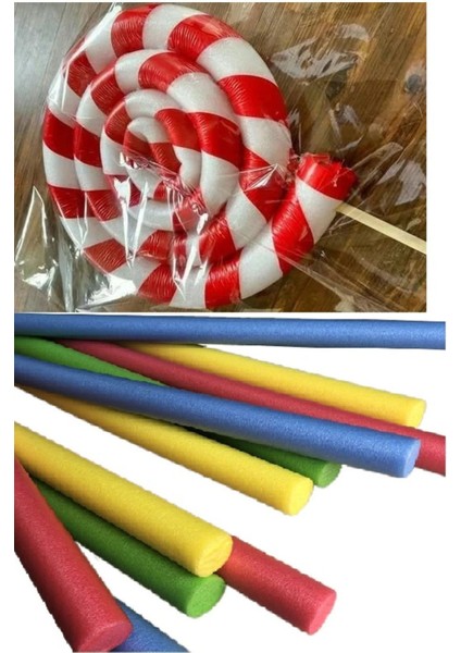 3 Adet Renkli Çocuk Aktivite Köpüğü Sosis Şekil Geliştirici (150X6 Cm) fırsatları