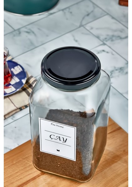 Şık ve Kullanışlı Cam Saklama Kabı, Mutfak Düzeni Için Ideal, 3000 ml Kapasite fiyatları