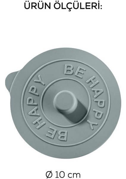 3'lü Mavi Silikon Isı Koruyucu Bardak Kapağı Seti