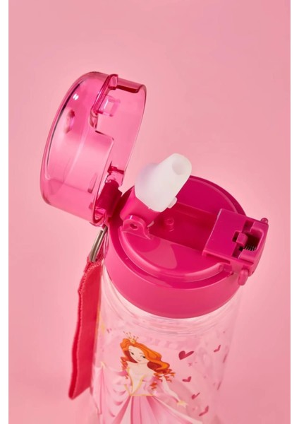 Pembe 4 Bölmeli 2 Katlı Kare Beslenme Kutusu ve 500 cc Pipetli Matara fırsatları
