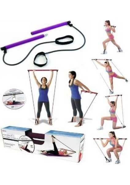 Renkli ve Hafif Taşınabilir Pilates Aleti ile Evde Veya Dışarıda Egzersiz Keyfi fiyatları