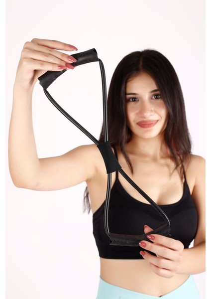 Siyah Sekizgen Atlama Ipi, Kas Güçlendirme, Sağlam ve Hafif Spor Aleti fırsatları