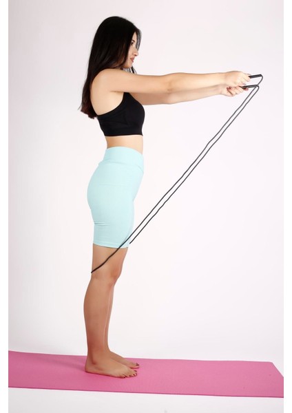 Siyah Sekizgen Atlama Ipi, Kas Güçlendirme, Sağlam ve Hafif Spor Aleti indirimleri