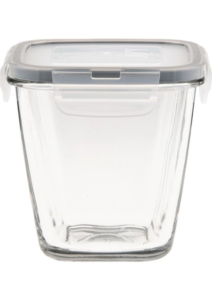 Şeffaf Saklama Kabı 700 Ml, Turuncu, Dayanıklı ve Pratik Kullanım