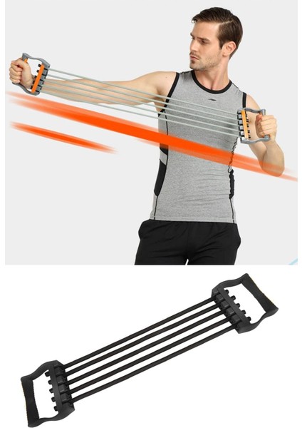 Ayarlanabilir Kademeli Göğüs Yayı, Siyah, Sertlik Derecesi ve Klipsli, Konforlu Kullanım