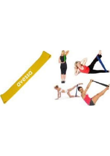 Beyaz Latex Aerobik ve Pilates Bandı, Hafif ve Esnek Egzersiz Aleti modelleri