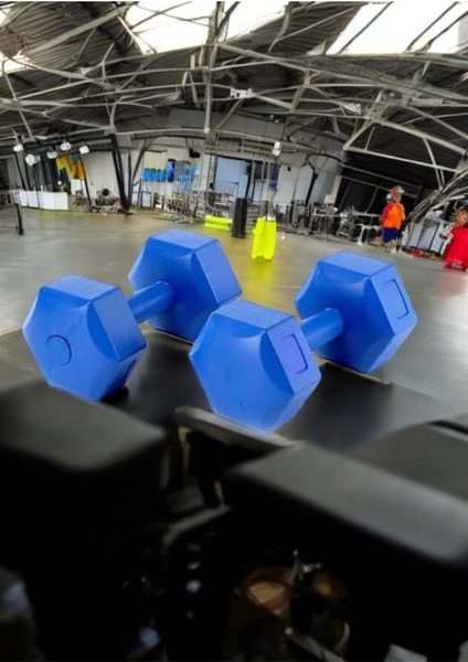 Mavi 2'li 1 kg Demir Tozlu Köşeli Dambıl Seti fiyatları