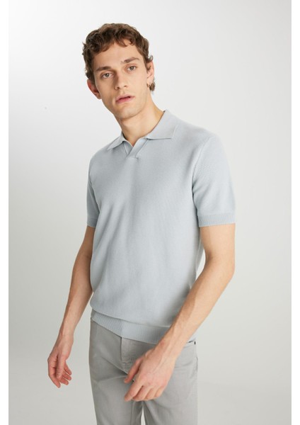 Relaxed Fit Erkek Polo Yaka Tişört W2510455032