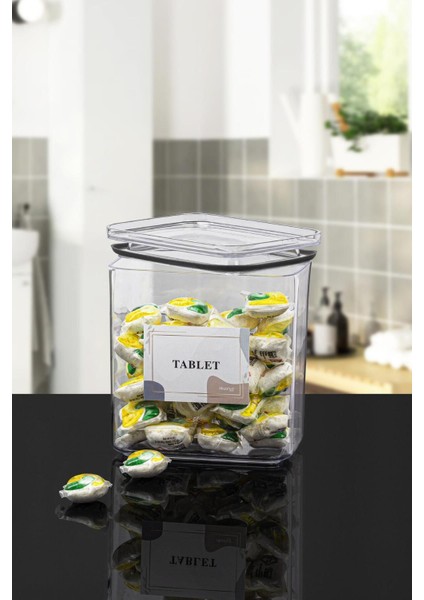 Vakumlu Dikdörtgen Saklama Kabı 2.1 Lt, Kahverengi fiyatları