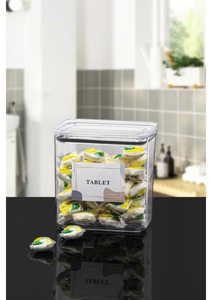 Vakumlu Dikdörtgen Saklama Kabı 2.1 Lt, Kahverengi modelleri