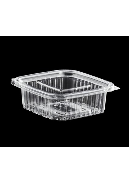 Gri Plastik Kap 250G, 100 Adet, Sızdırmaz, Pratik Saklama Çözümü