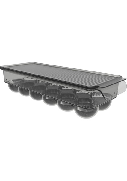 Kapaklı Şeffaf Siyah Yumurta Saklama Kabı, Pratik ve Şık Tasarım modelleri