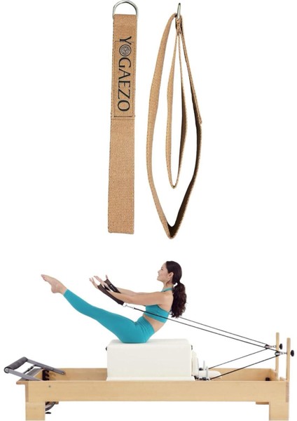 Kahverengi Pilates ve Yoga Elcikleri Çift Set, Sağlıklı Hareketler Için Uygun