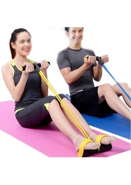 Turuncu Vücut Şekillendirici Egzersiz Lastiği, Karın, El, Ayak Için Ideal