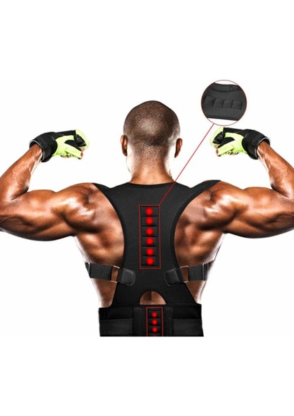 Siyah Spor ve Fitness Dik Duruş Korsesi Bel Omuz Sırt Destek Aparatı modelleri