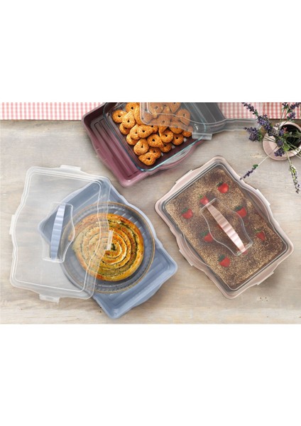 Şık Siyah Kek ve Borcam Taşıma Kabı, Pratik ve Dayanıklı Tasarım