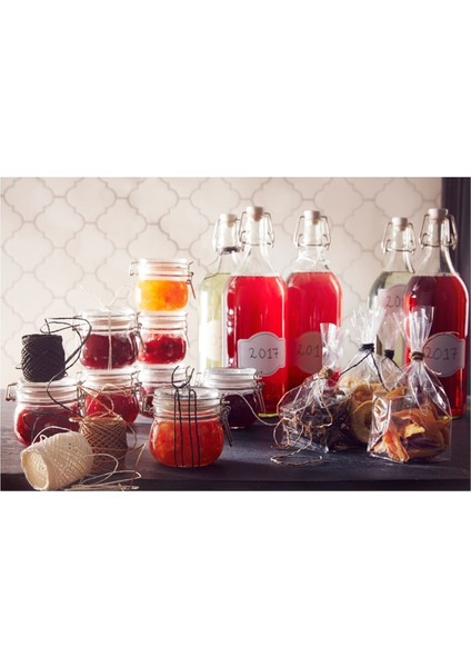 Çok Renkli 500 ml Cam Kavanoz, Şık ve Dayanıklı Saklama Kabı indirimleri