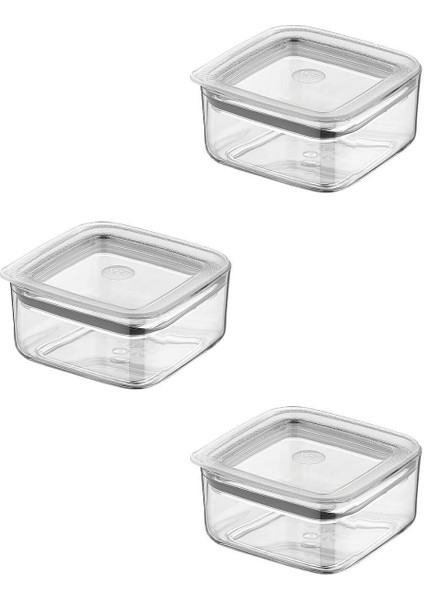 Turuncu Kare Saklama Kabı 3X350 Ml, 8'li Set, Şık ve Pratik Mutfak Düzeni fiyatları