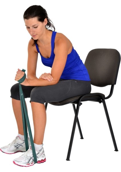 Yeşil 1,5 Metre Egzersiz ve Pilates Bandı, Sağlam ve Esnek Performans