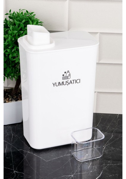 Büyük Kapasiteli Temizlik ve Saklama Seti, 3000 Ml, Beyaz Renk fiyatları