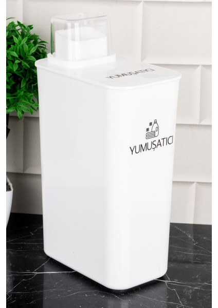 Büyük Kapasiteli Temizlik ve Saklama Seti, 3000 Ml, Beyaz Renk modelleri