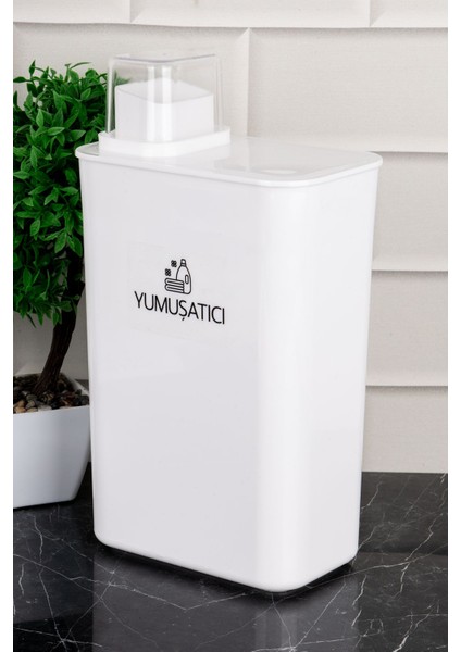 Büyük Kapasiteli Temizlik ve Saklama Seti, 3000 Ml, Beyaz Renk indirimleri