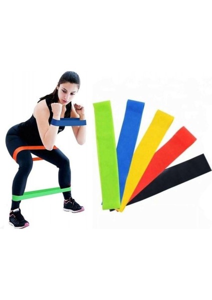Yeşil Direnç Lastiği 5'li Paket, Güç ve Esneklik Için Mükemmel Seçenek