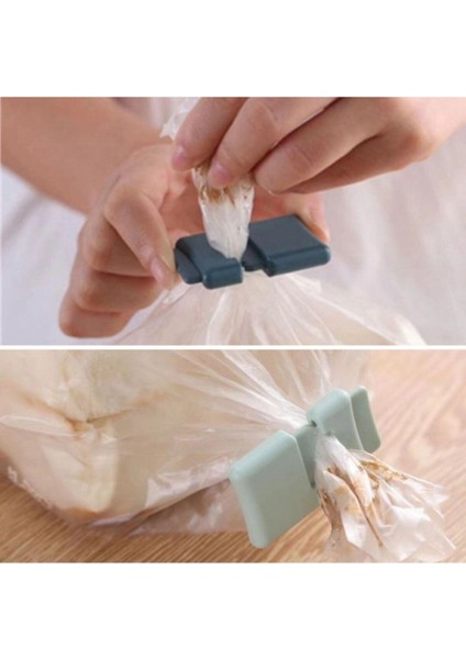 6'lı Hava Sızdırmaz Poşet ve Kıstırmalı Kapatma Klipsi, Beyaz modelleri