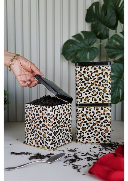 Kare Metal Saklama Kabı 120X120, 3'lü Set, Dayanıklı ve Şık Mutfak Organizasyonu