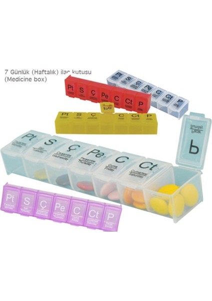 7 Günlük Sağlık Kutusu, Kolay Günlük Saklama Kabı