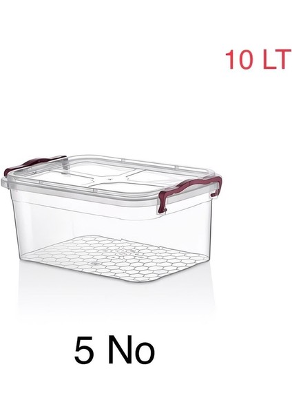 Turuncu 10 Litre Saklama Kabı, Pratik ve Şık Depolama Çözümü