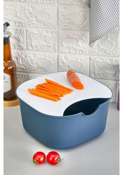 5 Parça Çok Amaçlı Süzgeçli, Limon Sıkacaklı, Kesme Tahtalı, Karıştırma Kabı Mutfak Seti fırsatları