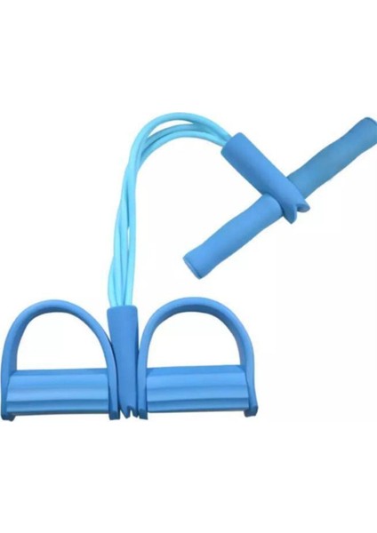 4'lü Mavi Lastikli Egzersiz Aleti, El ve Ayak Direnç Yayı Seti fiyatları