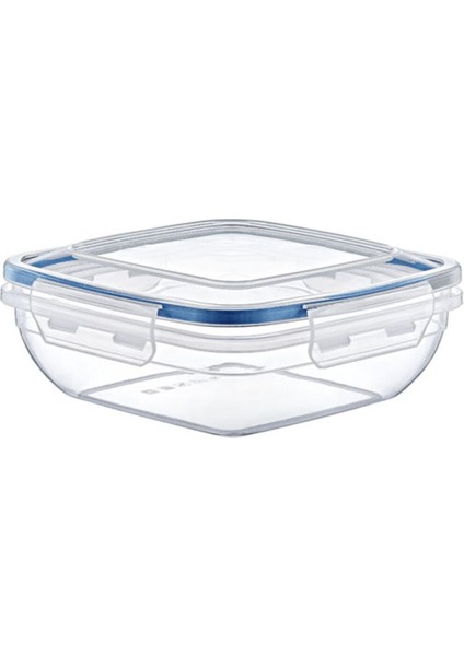 Renkli 2'li Kare Sığ Contalı Saklama Kabı Seti 600ML ve 1025ML fiyatları